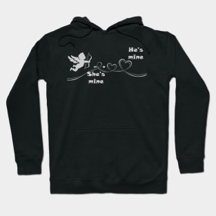 couple clothing cupid full Hoodie